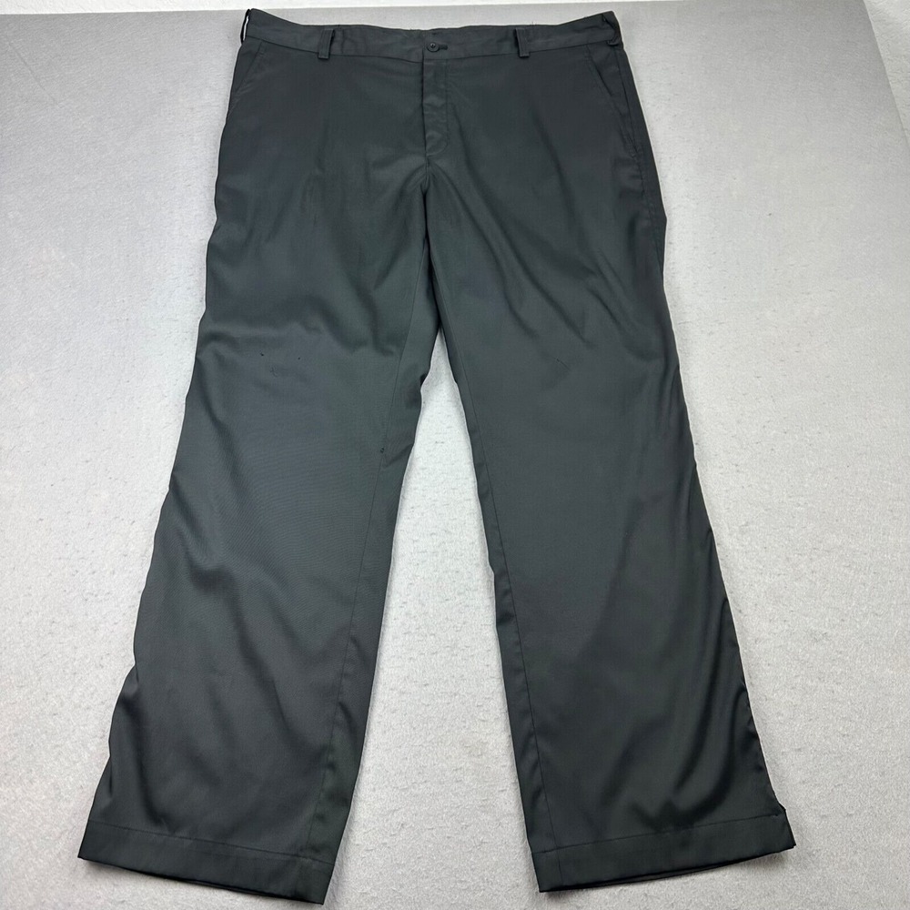 Nike Golf Performance Pants Men's 38X30 Black Dri-Fit Chino